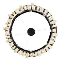 Aya Chandeliers 24 Inch Pearl Black LED