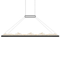 Himalayas Chandeliers 62 Inch Black LED