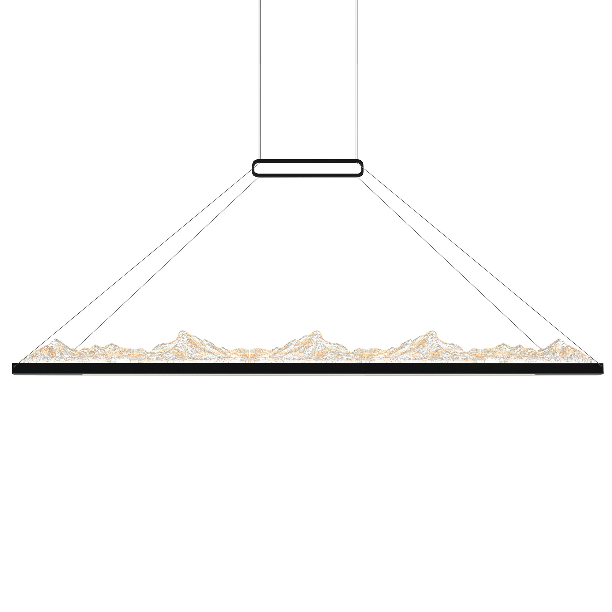 Himalayas Chandeliers 62 Inch Black LED