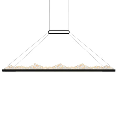 Himalayas Chandeliers 62 Inch Black LED
