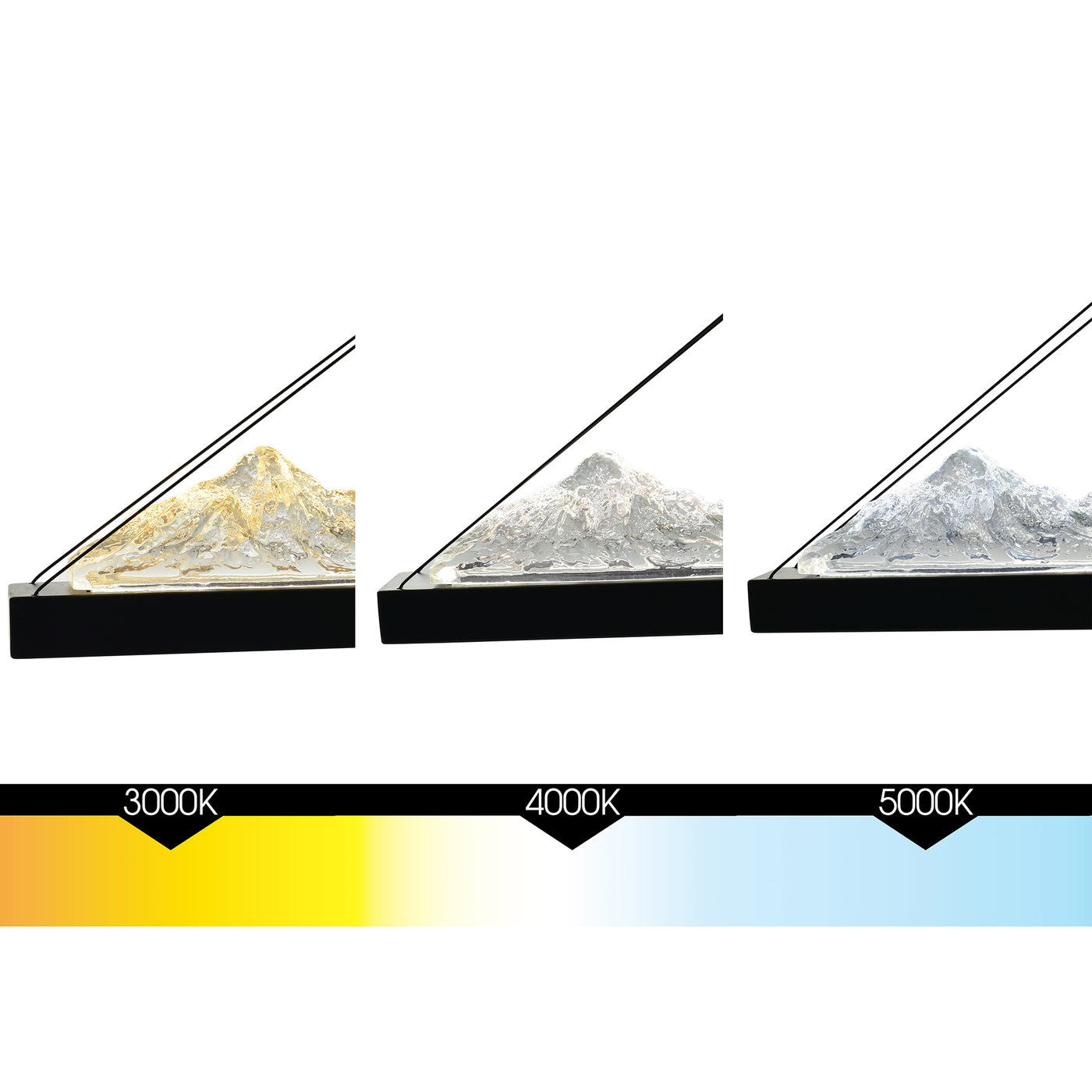 Himalayas Chandeliers 62 Inch Black LED