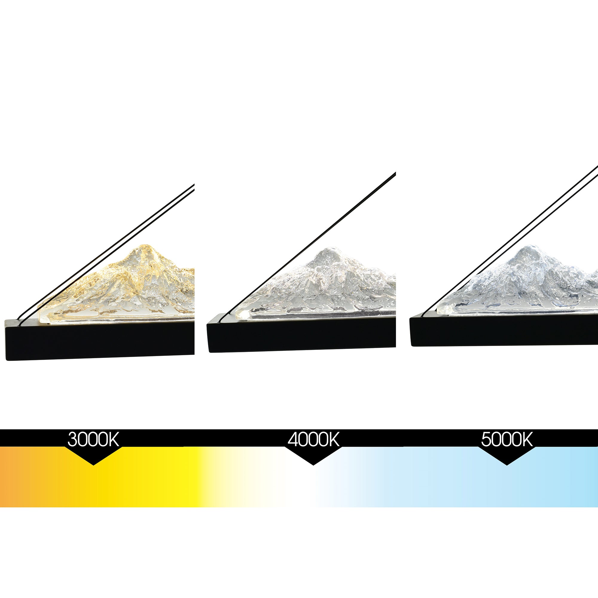 Himalayas Chandeliers 62 Inch Black LED