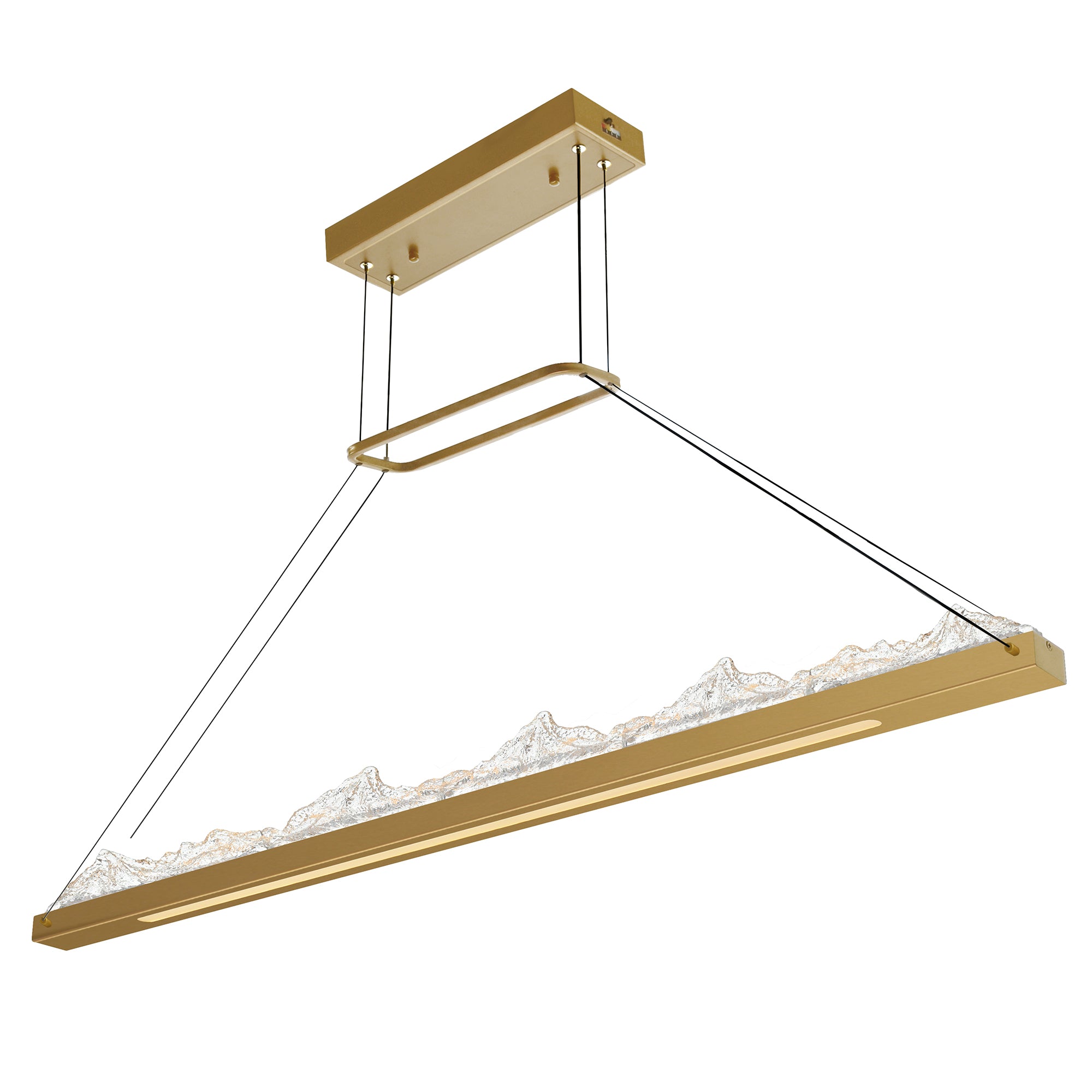 Himalayas Chandeliers Brass 62in LED