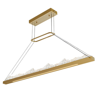 Himalayas Chandeliers Brass 62in LED