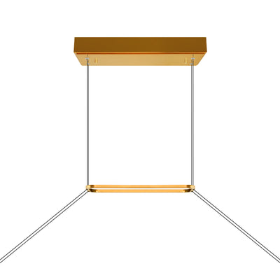 Himalayas Chandeliers Brass 62in LED