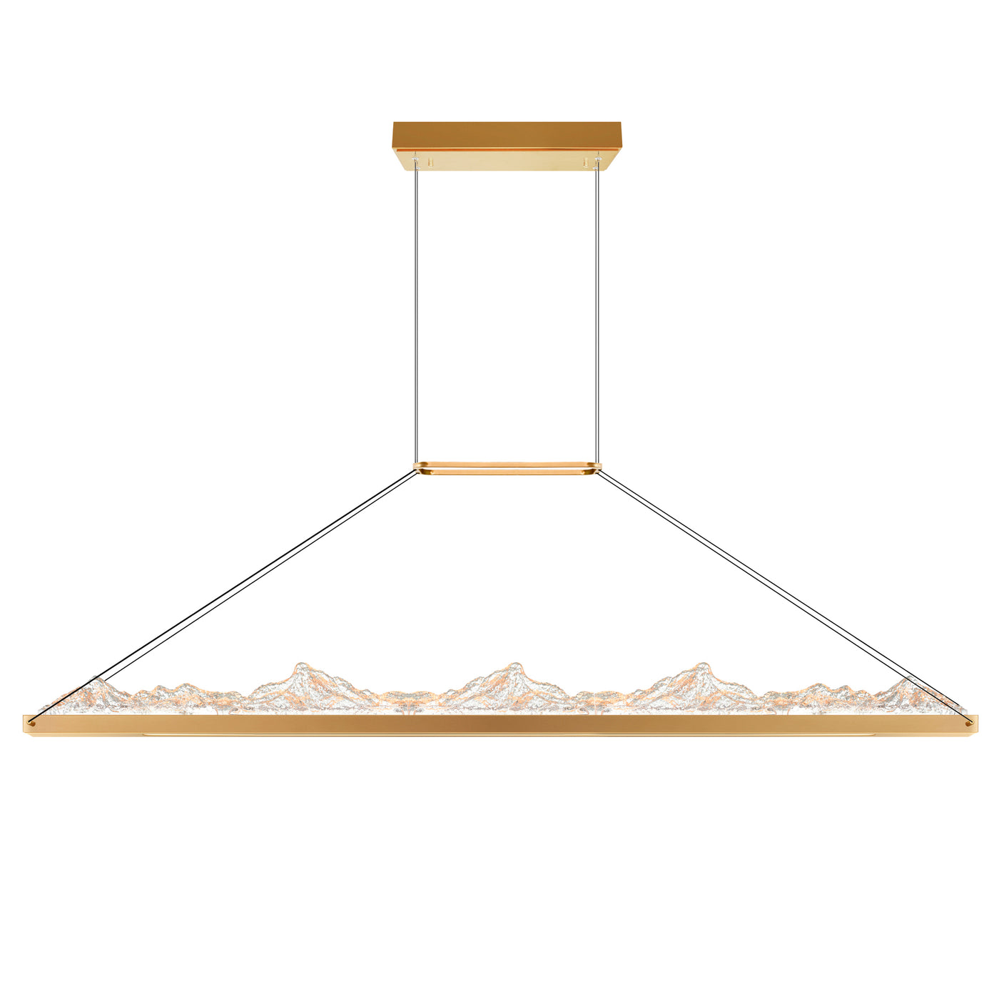 Himalayas Chandeliers Brass 62in LED