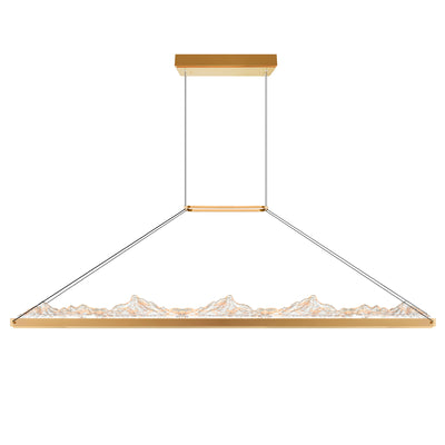 Himalayas Chandeliers Brass 62in LED