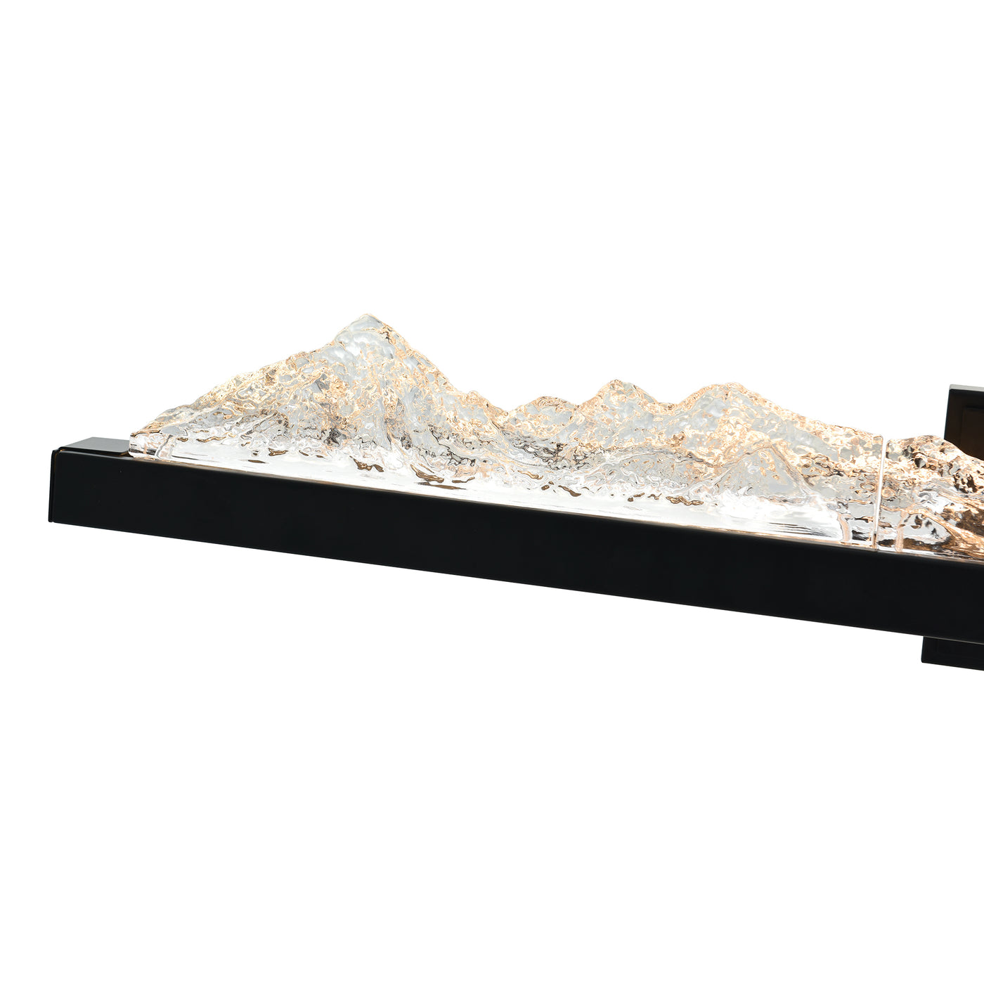 Himalayas Vanity Lights Black Finish LED