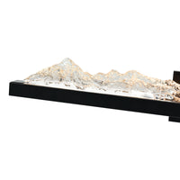 Himalayas Vanity Lights Black Finish LED