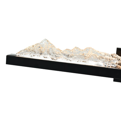 Himalayas Vanity Lights Black Finish LED