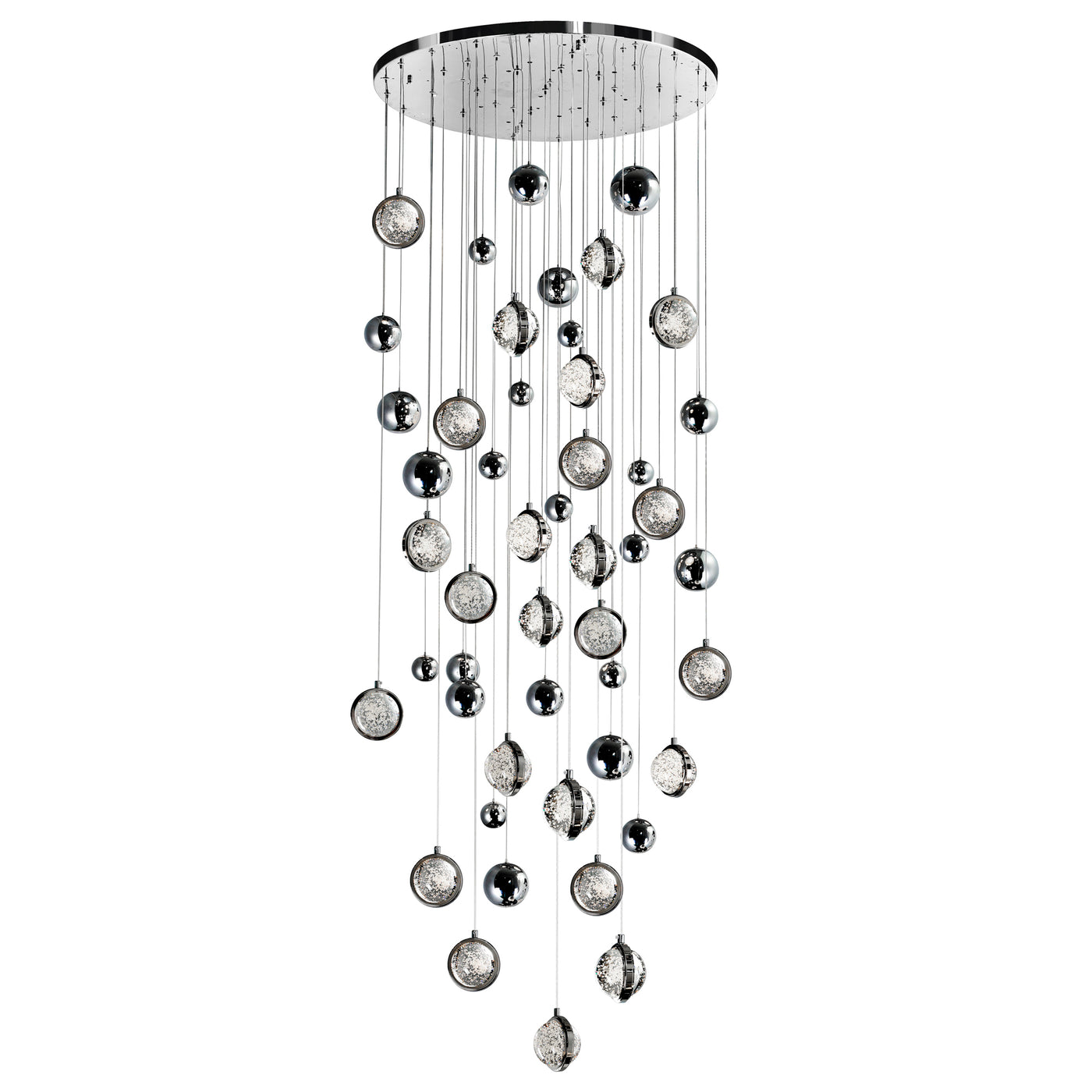 Salvador Chandeliers 23 Lights Polished Nickel