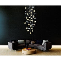 Salvador Chandeliers 23 Lights Polished Nickel