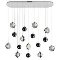 Salvador Chandeliers 9 Lights Polished Nickel
