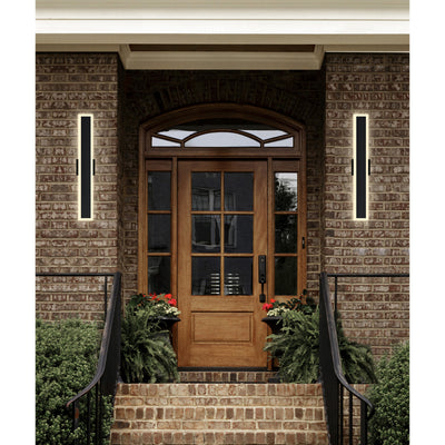 Malibu Outdoor Wall Lights Black Finish