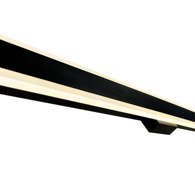 Malibu Outdoor Wall Lights 40in Black