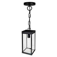 Windsor Outdoor Hanging Lights Black 1 Light
