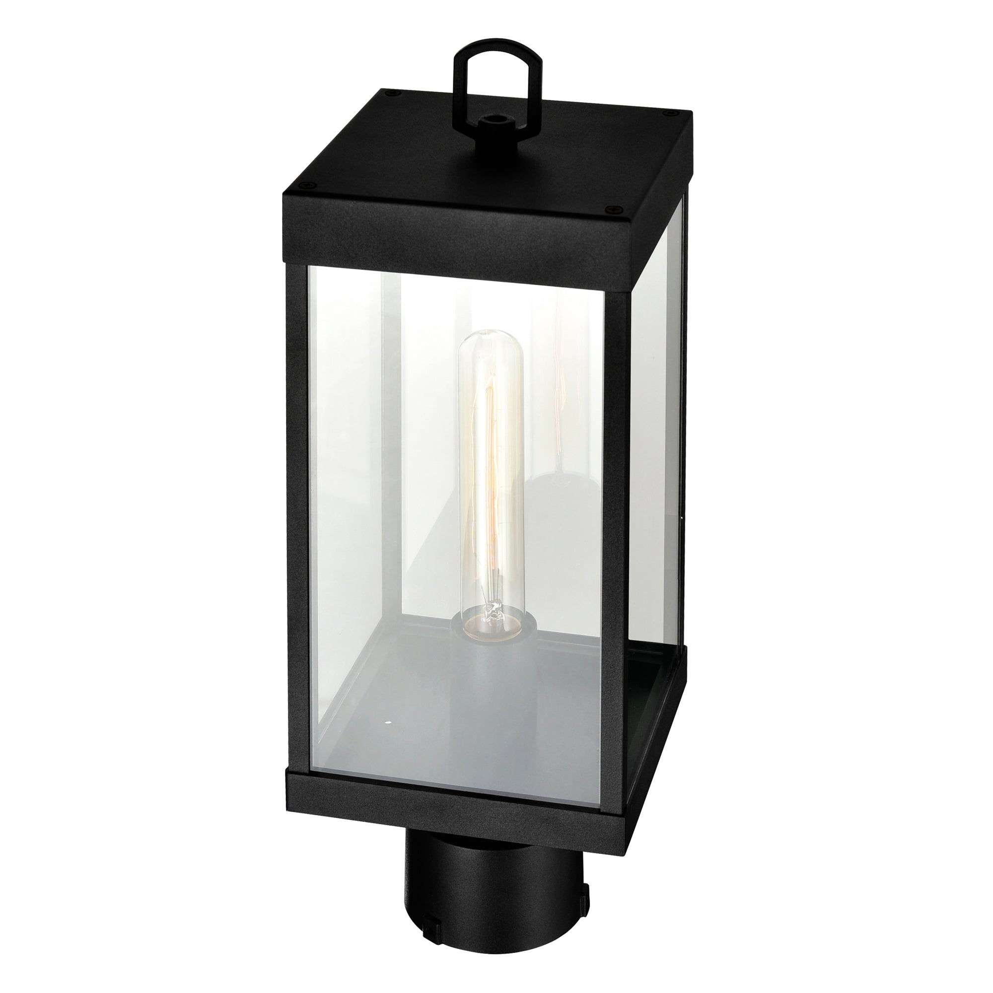 Windsor Outdoor Lantern Heads Black 1 Light
