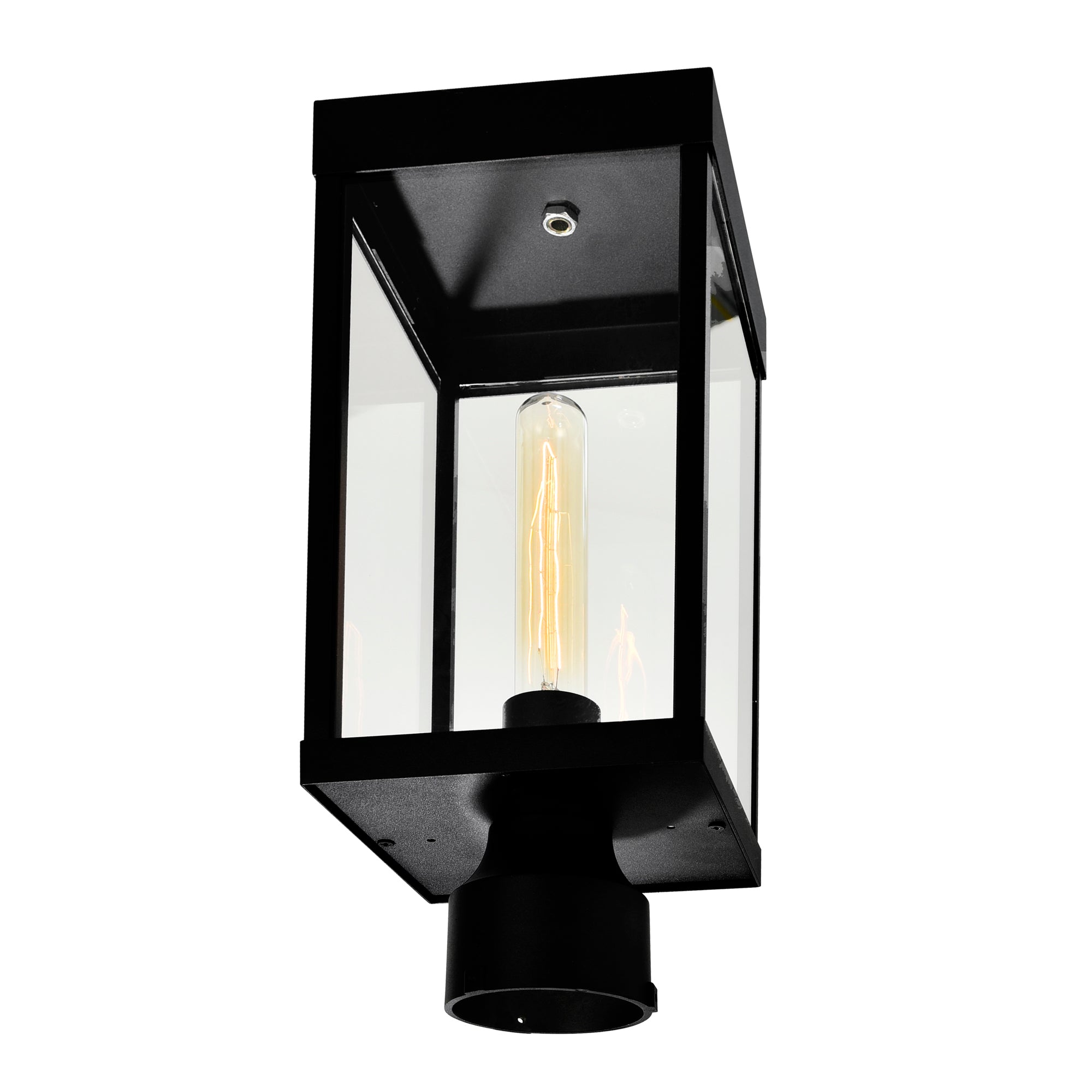 Windsor Outdoor Lantern Heads Black 1 Light
