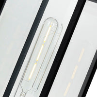 Windsor Outdoor Lantern Heads Black 1 Light
