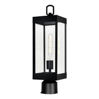 Windsor Outdoor Lantern Heads Black 1 Light