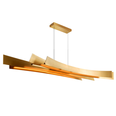 Candora Chandeliers 72in Brass Integrated LED