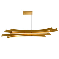 Candora Chandeliers 72in Brass Integrated LED