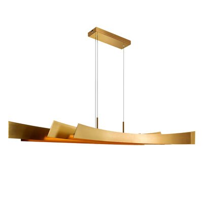 Candora Chandeliers 72in Brass Integrated LED