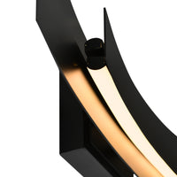 Candora Vanity Lights LED 24in Black Finish