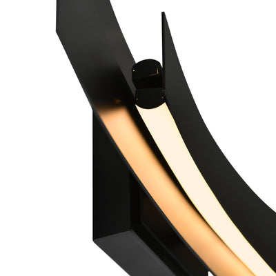 Candora Vanity Lights LED 24in Black Finish