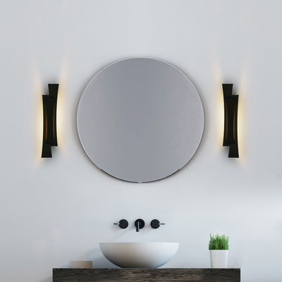 Candora Vanity Lights LED 24in Black Finish