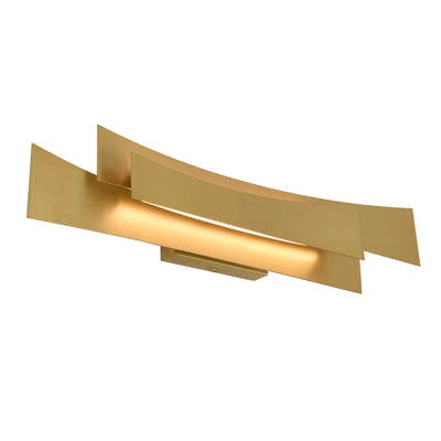 Candora Vanity Lights 24 Inch Brass Integrated