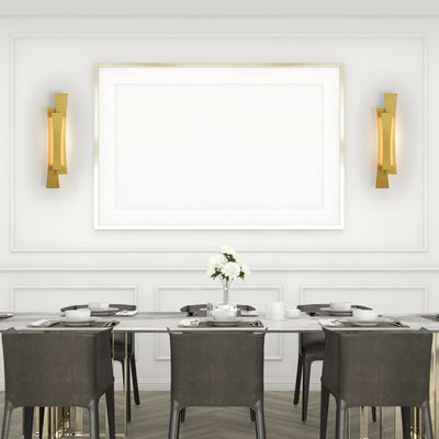 Candora Vanity Lights 24 Inch Brass Integrated