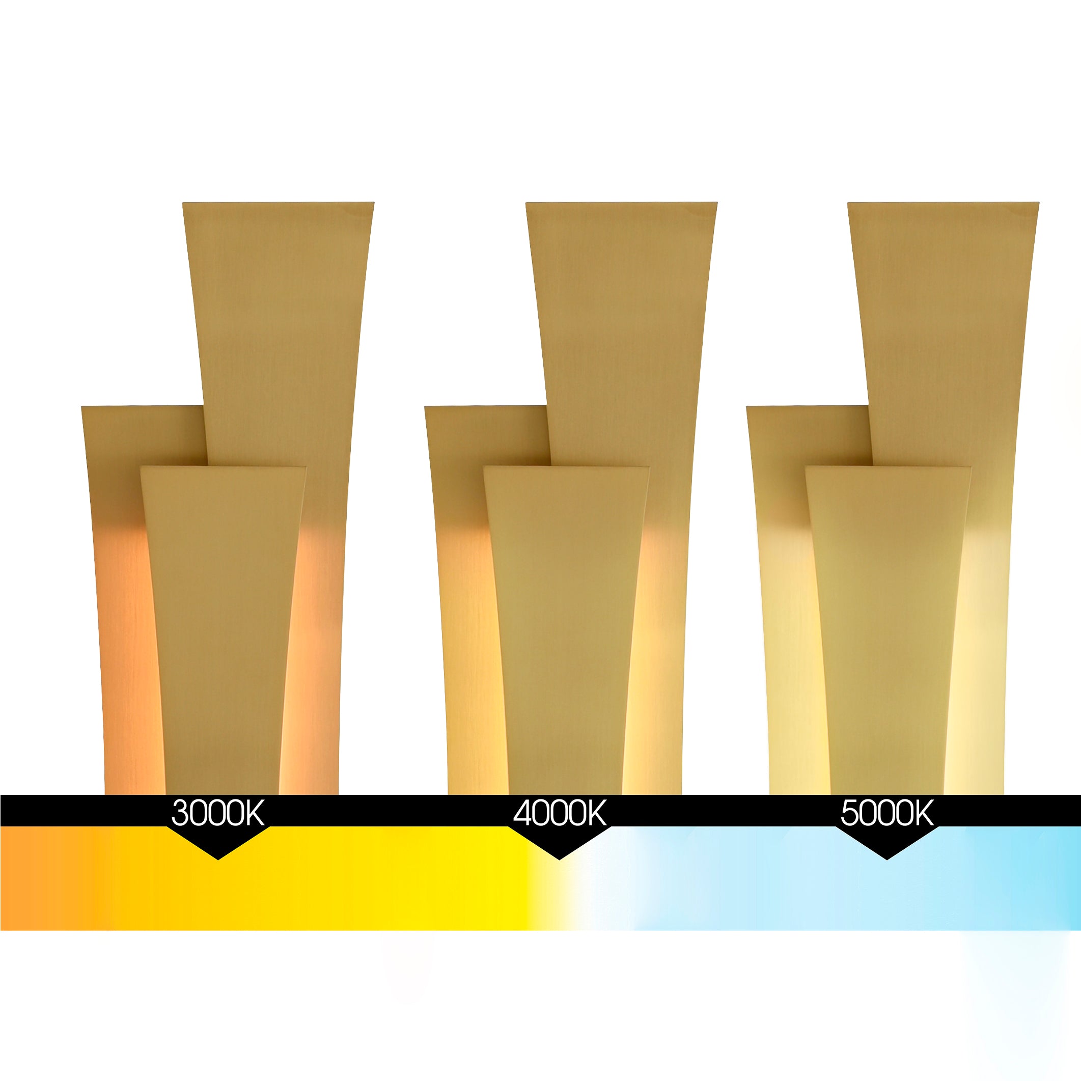 Candora Vanity Lights Brass Finish LED 36