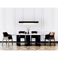 Pienza 45in Black Chandelier