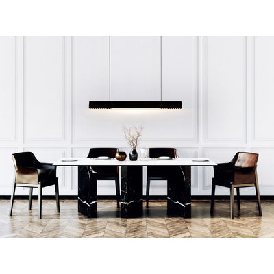Pienza 45in Black Chandelier