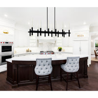 Dragonswatch Chandeliers 12 Pendant Black LED