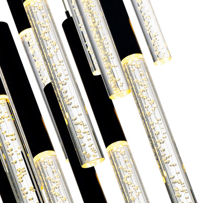 Dragonswatch Chandeliers 48 Black Integrated LED