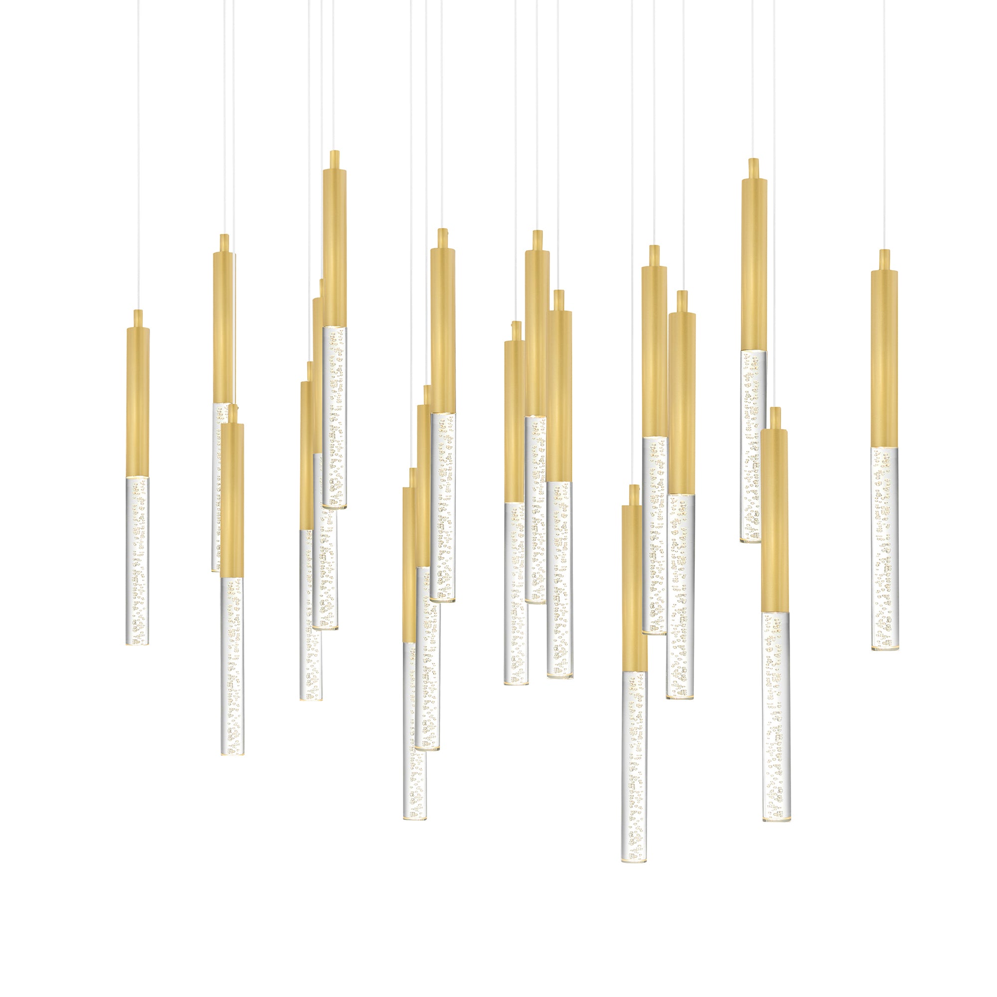 Dragonswatch Chandeliers Satin Gold LED