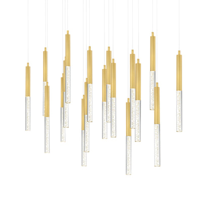 Dragonswatch Chandeliers Satin Gold LED