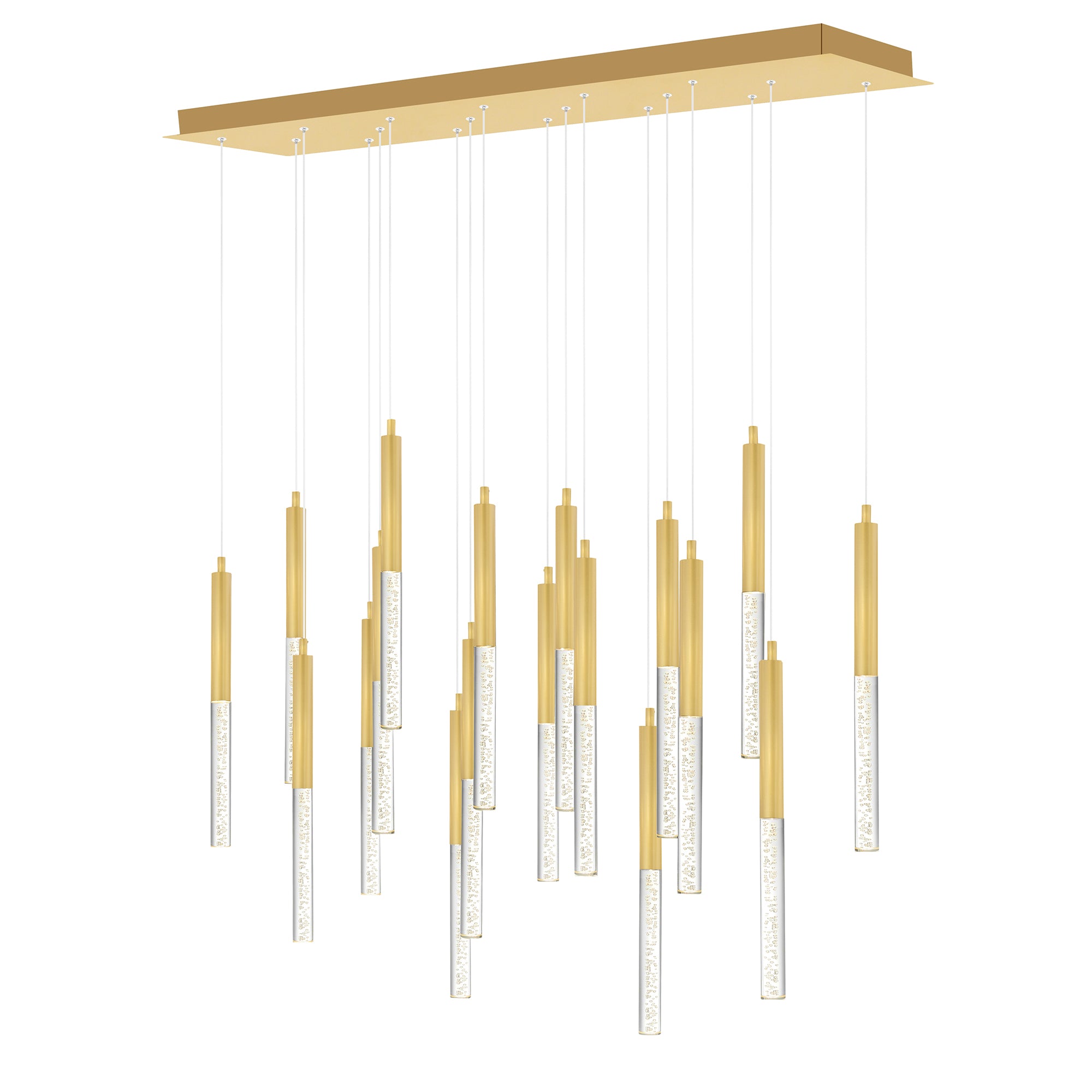 Dragonswatch Chandeliers Satin Gold LED