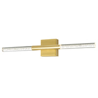Dragonswatch Vanity Lights Satin Gold LED