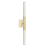 Dragonswatch Vanity Lights Satin Gold LED