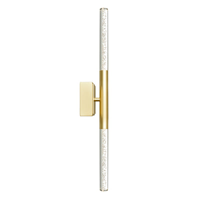 Dragonswatch Vanity Lights Satin Gold LED