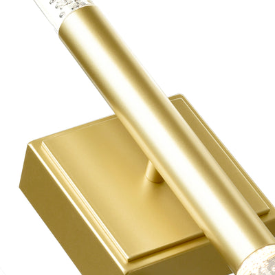 Dragonswatch Vanity Lights Satin Gold LED