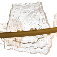 Arcus Chandeliers Brass Integrated LED 50in