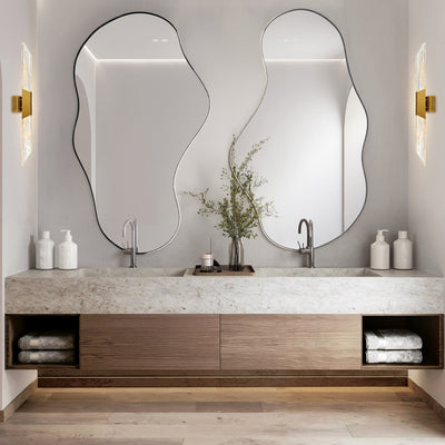 Petra Vanity Lights Integrated LED Brass 5