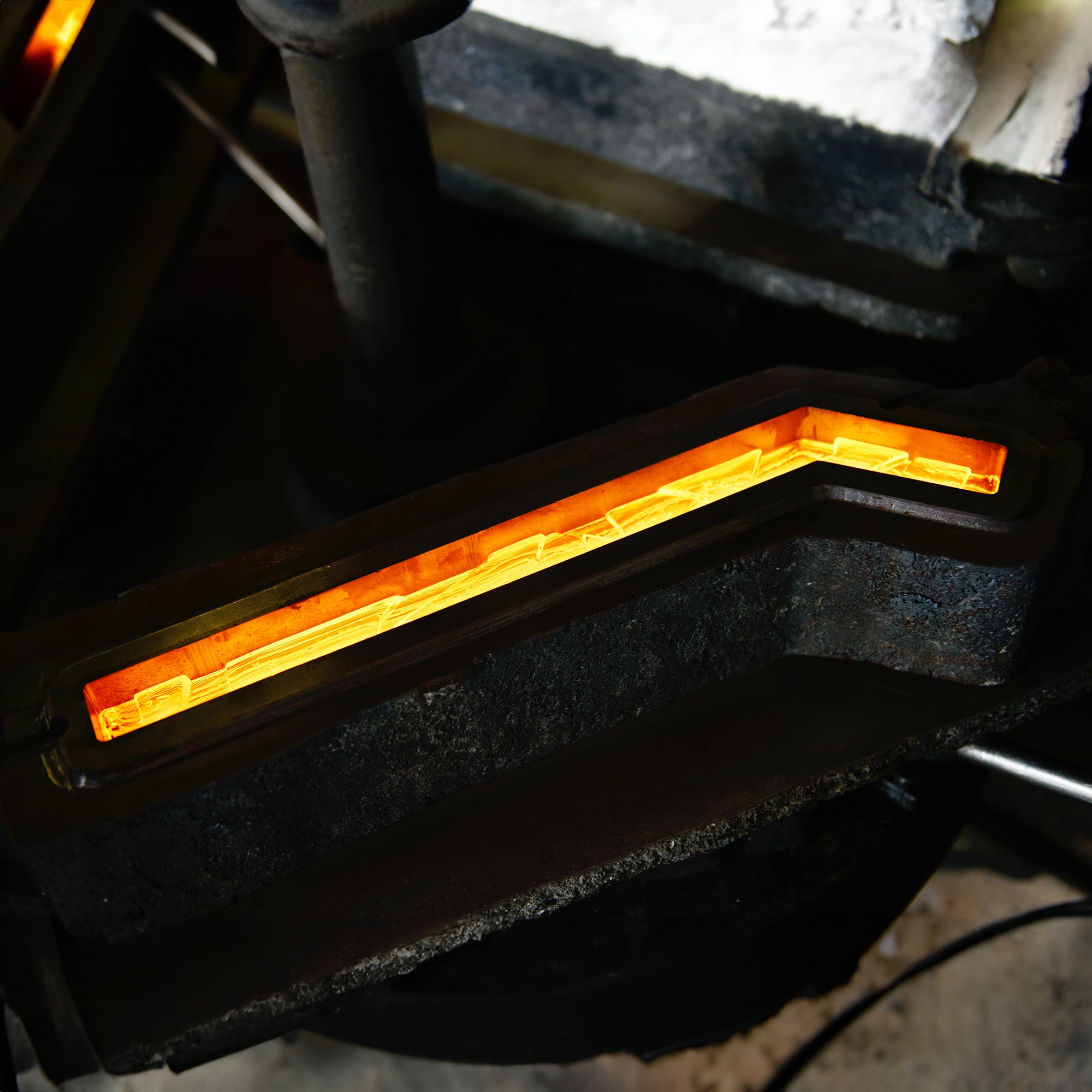 Contour Vanity Lights Brass Handcrafted Glass