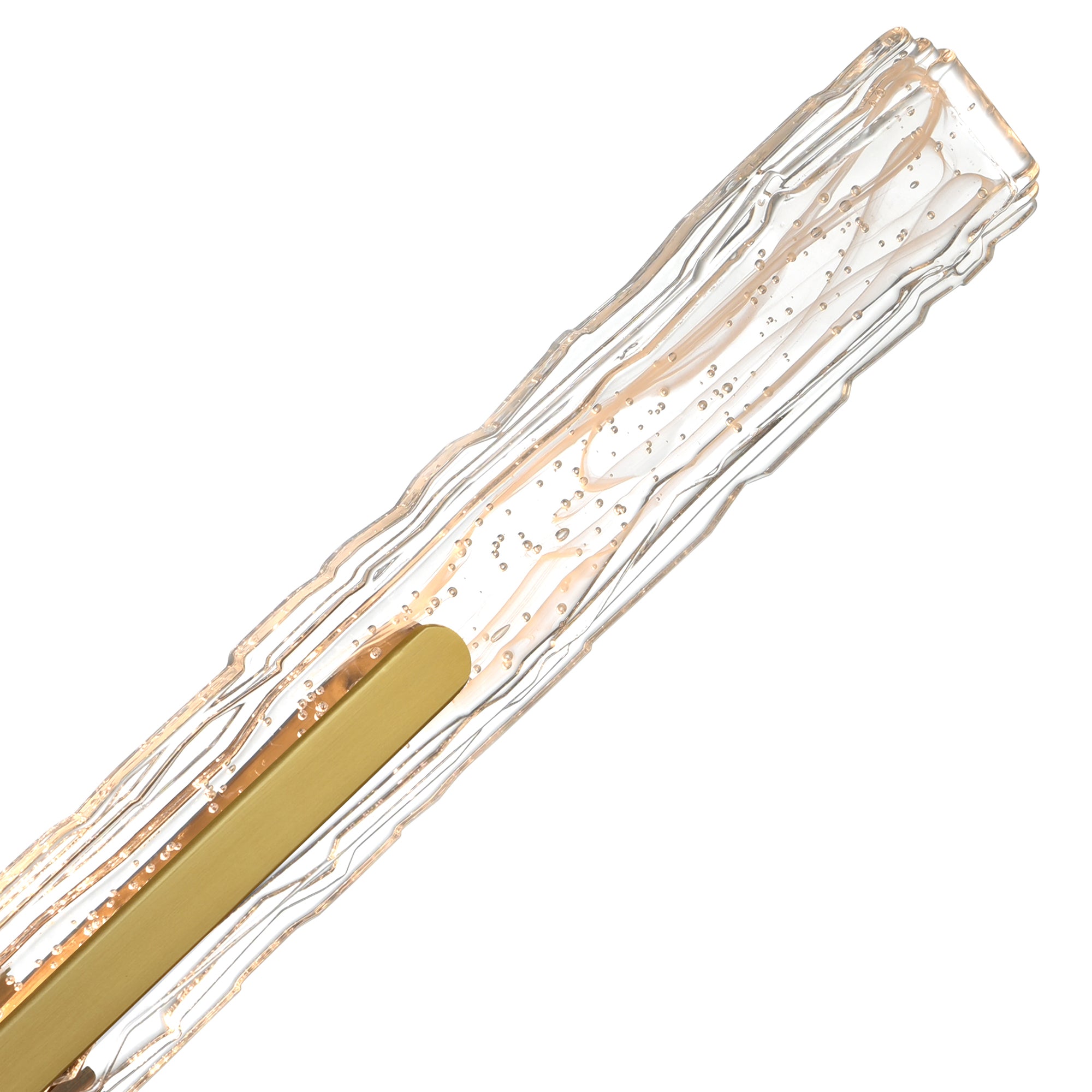 Curva Vanity Lights Brass Integrated LED
