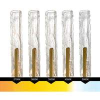 Curva Vanity Lights Brass Integrated LED