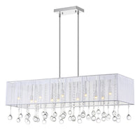 Water Drop 14 Light Chrome Chandelier